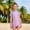 ZA Purple, variant on Swimsuits for Girls Size 8-9Y Slim Fit Ombre Floral Pattern Long Sleeve Long Pants One Piece Swimsuit Toddler Bathing Suit Girl