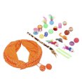thumbnail image 3 of Bell Ball Feather Toy Suministros para gatos, 22 piezas de juguetes para gatos, juguete para gatos, juego divertido de juguetes para gatos, solución innovadora Jadeshay  A, 3 of 8