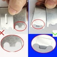 thumbnail image 4 of CRILSTYLEO 4Ud Clips De Soporte Para Estante De Congelador Resistentes En Inoxidable Plateado, 4 of 8
