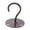 Coffee, variant on FUEENIRVA Iron Overhead Hook Black Small Elephant Trunk Shape Sturdy Cabinet and Porch Hook