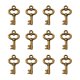 thumbnail image 1 of Tibetan Style Alloy Pendants Lead Free Cadmium Free and Nickel Free Skeleton Key Antique Bronze Color 15.5mm long 9mm wide 2.5mm thick hole: 1mm, 1 of 4