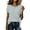 Green, variant on Shirts for Women Plus Size Striped T Shirts Casual Summer V Neck Clod Shoulder Short Sleeved Tops, S-3XL