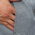 thumbnail image 6 of Kironypik Chef Pants Men Baggy Cook Pant Chic Waiter Work Wear Uniform Wear-resistant Striped Clothing for Restaurant Hotel Cafe Kitchen Houndstooth L, 6 of 6