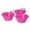 Fuschia, variant on Mintra Home - 4.5L Large Snack Bowl w/Handles 2PK - Orange - Large Serving Bowls for Snacks, Popcorn, Chips, Candy, Halloween (11.25inW x 6.75inH)