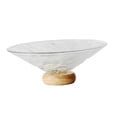 thumbnail image 2 of Porta fruteros con base de madera, mesas de comedor, snacks, cesta de frutas, cuenco ondulación del agua, 2 of 9