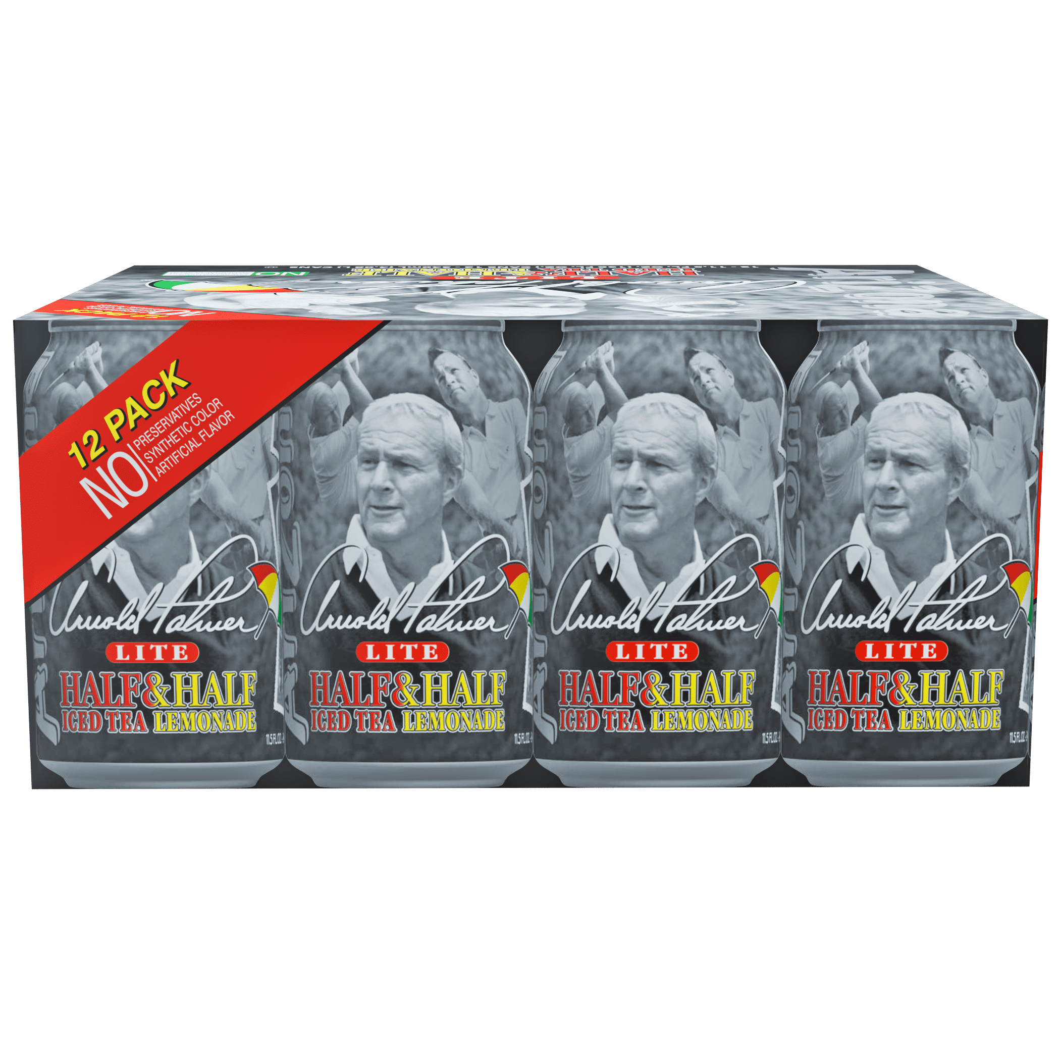 AriZona Arnold Palmer Lite Half & Half Iced Tea Lemonade - 11.5 fl oz (pack of 12)