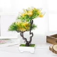 thumbnail image 4 of Artificial Bonsai Tree-Fake Plant in Pot Artificial Plants, Faux Bonsai Pine Bonsai Artificial Plants for Home Decor Indoor, Office/Windowsill/Yard,Desktop Display 50% Saving, 4 of 6