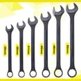 thumbnail image 3 of Faitaliicy Jumbo Combination Wrench Set Carbon Steel Wrench Set Ratcheting Wrench Set With 15-degree Angled Open End Storage Bag Efficient Torque Delivery For Vehicles, 3 of 7