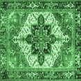 thumbnail image 1 of Ahgly Company Indoor Square Persian Emerald Green Traditional Area Rugs, 5' Square, 1 of 4