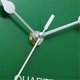 thumbnail image 3 of Wall clock modern design silent quartz needle wall clock Green, 3 of 5