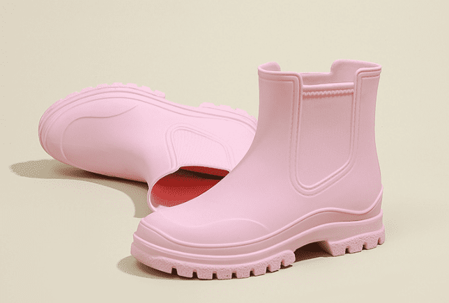 Women's Waterproof Rain Boots - Ankle Garden Shoes with Anti-Slip Sole & Comfort Insole for Outdoor Work