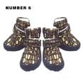 thumbnail image 4 of Billuyoard Zapatos para mascotas, botas deportivas de costura, tejido de gamuza transpirable, calzado para mascotas, rojo, 1 yarda Ropa para mascotas negro uno Billuyoard PT000056-06, 4 of 6