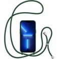 thumbnail image 3 of Crossbody Case for iPhone13 Pro,iPhone13 Pro with Lanyard Strap Protective Case Adjustable Neck Rope Liquid Silicone Soft Cover for iPhone13 Pro 6.1 Inch,Dark Green, 3 of 11