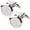 X, variant on Mens Classic Stainless Steel Initial Cufflinks 26 Alphabet Initial Letter Cufflinks Business Wedding Shirts A-Z