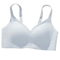 thumbnail image 3 of Vibrex Comfortable Seamless Full Coverage Bra for Women Wireless Bras Soft Support Bra Push Up No Underwire Lightweight Daily T-Shirt Bra, 3 of 5