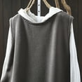thumbnail image 5 of JGGSPWM Retro Style Knitted Vest for Women, Personalized Neck, Sleeveless Waistcoat Sweater, Versatile Coat Gray Free Size, 5 of 5