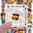 thumbnail image 6 of 35pcs-50pcs Color Pirate Stickers Skull Cartoon Stickers Treasure Nautical for Laptops Suitcase Notebooks, 6 of 9