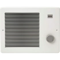 Broan-NuTone Wall Heater White 1500W Electric 1 Speed Adjustable Thermostat Space Heater