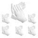 thumbnail image 1 of 6 Guantes Blancos De Algodón Para Monedas, Joyería, Meseros, 1 of 8