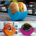 thumbnail image 4 of ShenMo Kitchen Accessories Silicone Hamburger Holder Non-contact Food Cookware Anti-dropping Fixed Box Washable Retractable, 4 of 5