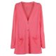 thumbnail image 2 of Minnieouse Abrigo de moda, chal de punto, chaqueta de verano, dulce regalo, ropa de mujer de larga duración, mano de obra fina, cárdigan suelto Abrigos y chamarras Melon rojo, 2 of 6
