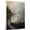 American Eskimo, variant on Pug Cute Dog Fishing Stretched Canvas Size 8x12 – Retro Pug Dog Batter in Action With Fishing for Themed Living Room
