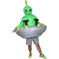 thumbnail image 4 of Inflatable Alien UFO Costume For Adults - Space Rider Outfit With Built-in Fan,Height 59"–74.8",UFO, 4 of 6