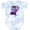 Tie Dye Blue, variant on Inktastic I Wear Purple for My Mom Lupus Awareness Boys or Girls Baby Bodysuit