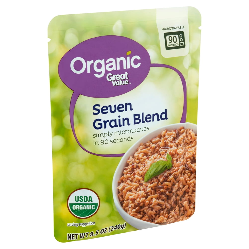 Great Value Organic Seven Grain Blend, 8.5 oz - Walmart.com - Walmart.com