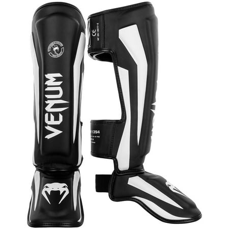 UPC: 3611441471723 | Venum Elite Lightweight Standup Protective MMA Shin Guards – XL – Black/White