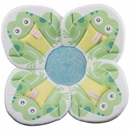 UPC: 0851238004113 | Blooming Bath Pond Pal Baby Bath Seat Washer-Safe Infant Bathtub Frog