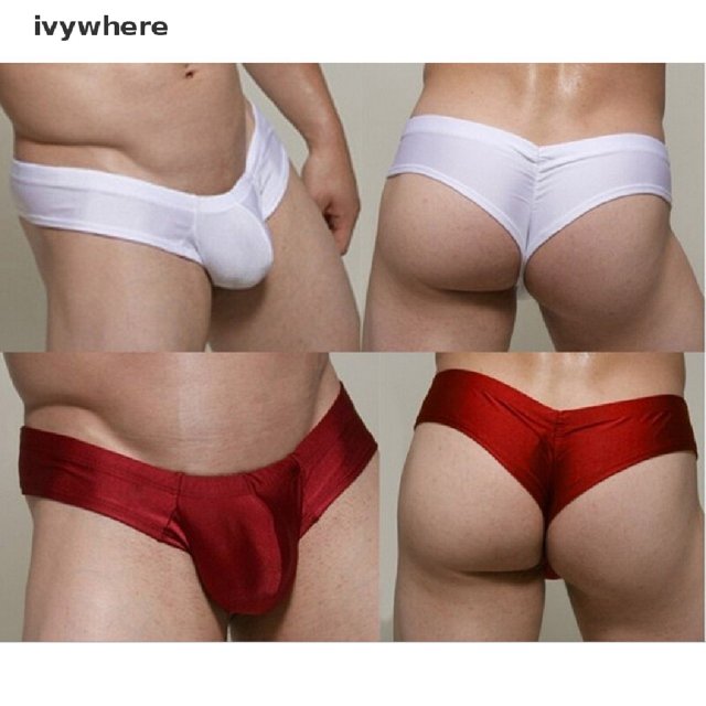ivywhere new mans Ropa Interior De Cintura Baja Con Fugas De Cadera u Diseño Convexo Para Hombres Tangas sexypangjing