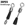 thumbnail image 3 of 30pcs Quick Change Hook Length Link Swivels Connectors Float Feeder Fishing, 3 of 4