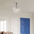thumbnail image 5 of Livex Lighting - Aldrich - 1 Light Semi-Flush Mount In Transitional Style-9.25, 5 of 10