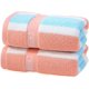 thumbnail image 1 of Toallas de baño de algodón, toalla facial a rayas de moda, muy absorbentes y suaves, 1 of 5