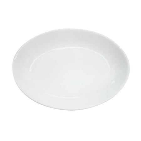 

RCN Specialty Item Deep Oval Platter 15-1/2 W X 11 L X 2 H Porcelain White 12 packs