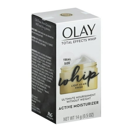 Olay Total Effects Whip, Light As Air Finish, Active Moisturizer, 0.5 oz