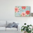 thumbnail image 3 of Trademark Fine Art 'Country Poinsettias I Blue' Canvas Art by Daphne Brissonnet, 3 of 4