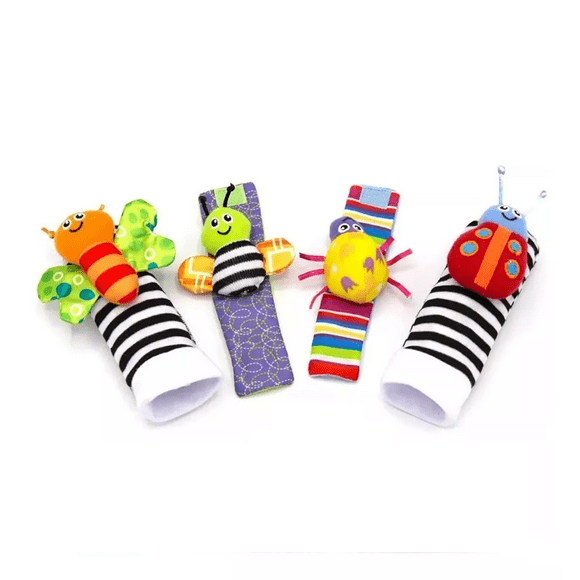 Sonajas Para Bebe Calcetines Juguete Estimulación Temprana 4 Estilo 3