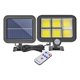 thumbnail image 2 of Lámpara de Seguridad de Jardín Soledad Luz de Pared de Energía Solar Al Aire Libre 120 COB con Control Remoto, 2 of 10