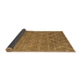 thumbnail image 2 of Ahgly Company Indoor Square Abstract Brown Modern Area Rugs, 4' Square, 2 of 4