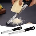 thumbnail image 6 of Cheese Grater Lemon Zester, Stainless Steel Handheld Planer, Non-slip Kitchen Tool for Even Shredding, Household Food Prep Essential, Topliu, 6 of 7