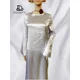 thumbnail image 3 of Vestidos de mujer 2024 nuevos vestidos largos de moda simples de cuello redondo de satén con mangas acampanadas con cordones vestidos de fiesta de noche ajustados vestido sexy, 3 of 5
