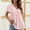 #Y01-Pink, variant on ECZHAW Women's Summer Tops Ruffle Sleeve V Neck Tunic Shirts Business Casual Flowy Blouses for Women