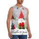 thumbnail image 2 of Fotbe Merry Christmas Gnome1 Men's Camiseta sin Mangas Estampada para Hombres, Playera Casual para Gimnasio, Entrenamiento, Playa-XX-Large, 2 of 7