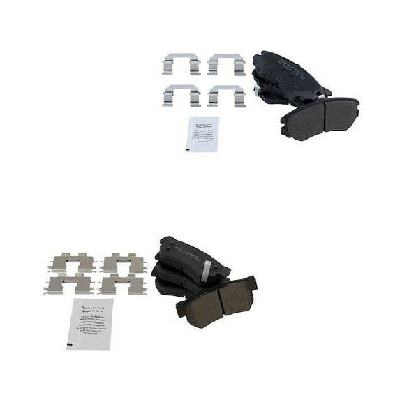 Brake Pad Set - Compatible with 2005 - 2010 Kia Sportage 2006 2007 2008 2009