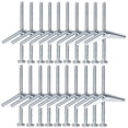 thumbnail image 5 of Hemoton 20 Sets Metal Drywall Anchors Wing Nut Kit Toggle Bolts Wing Nuts For Heavy Item Hollow Wall Anchors And Secure Fittings, 5 of 8