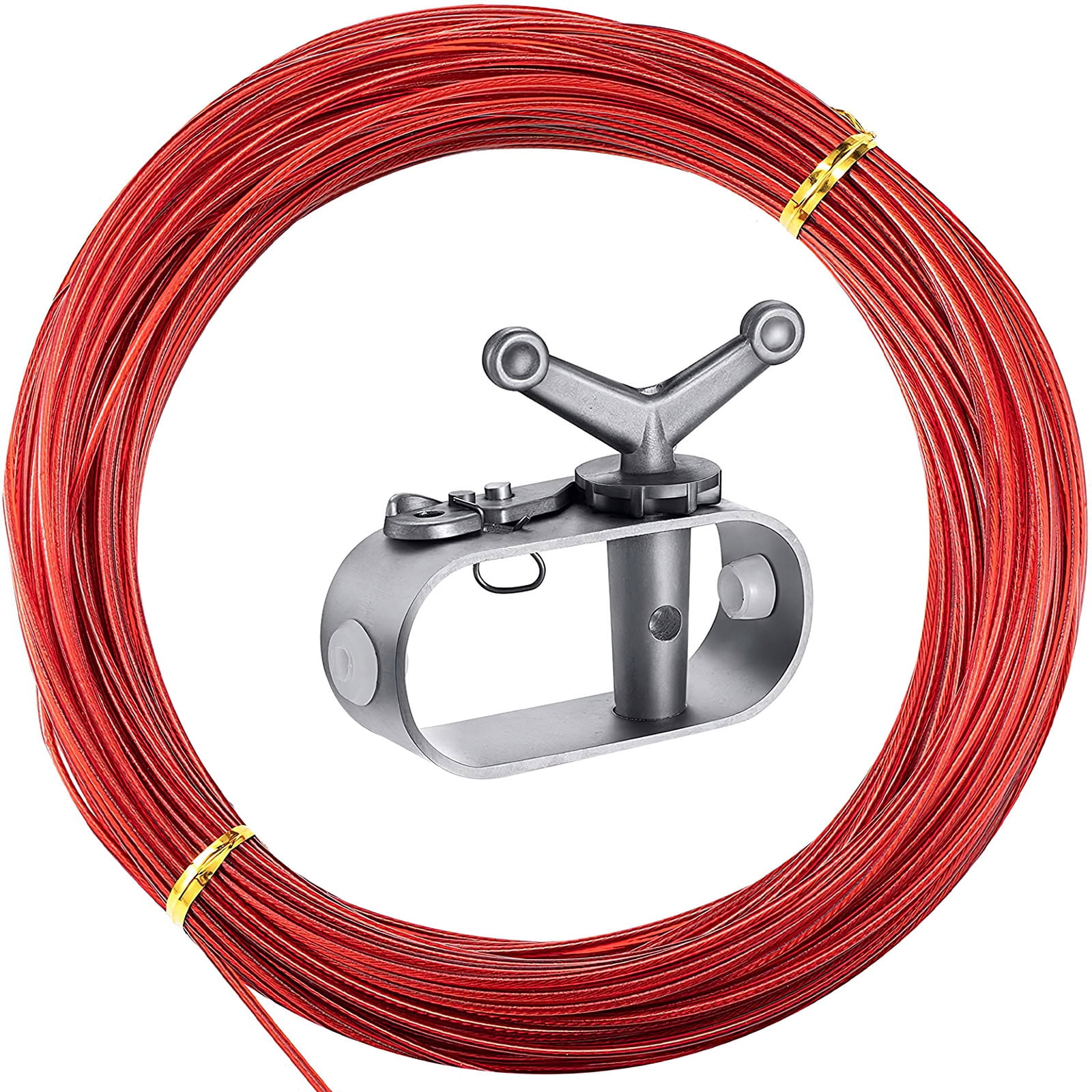 100 Feet Pool Cover Cable Winch Kit Winter Safety Cover Swimming Pool