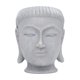 thumbnail image 3 of Adorno decorativo de maceta con forma de cabeza de Buda, maceta creativa, regalo, maceta gris Estilo B, 3 of 9