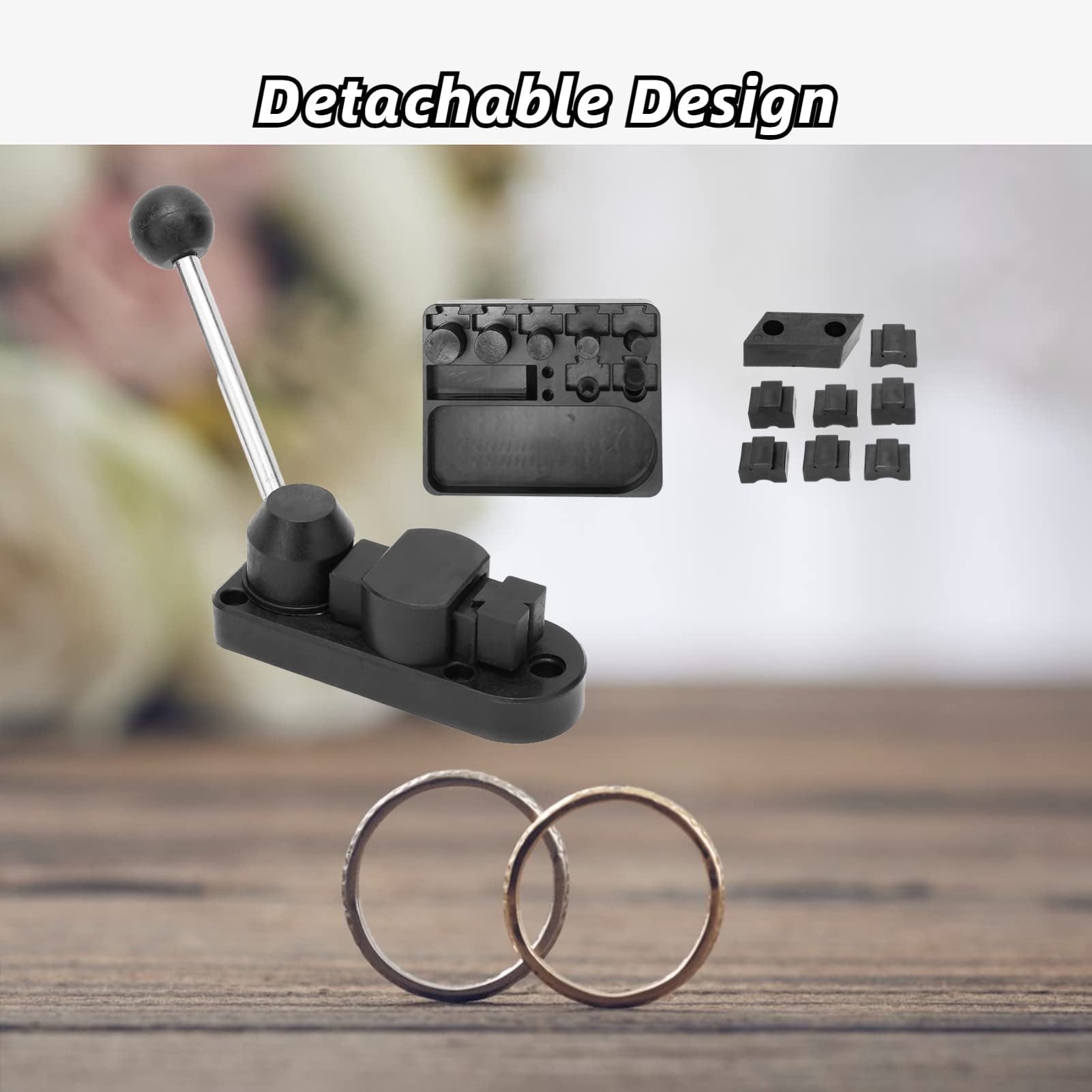 Ring Bender Tool For Spoon Rings ,Ring Bending Tool Set,Jewelry Bending Machine Set Multifunctional Rings Earrings Bending Tools Jewelry Making Tool